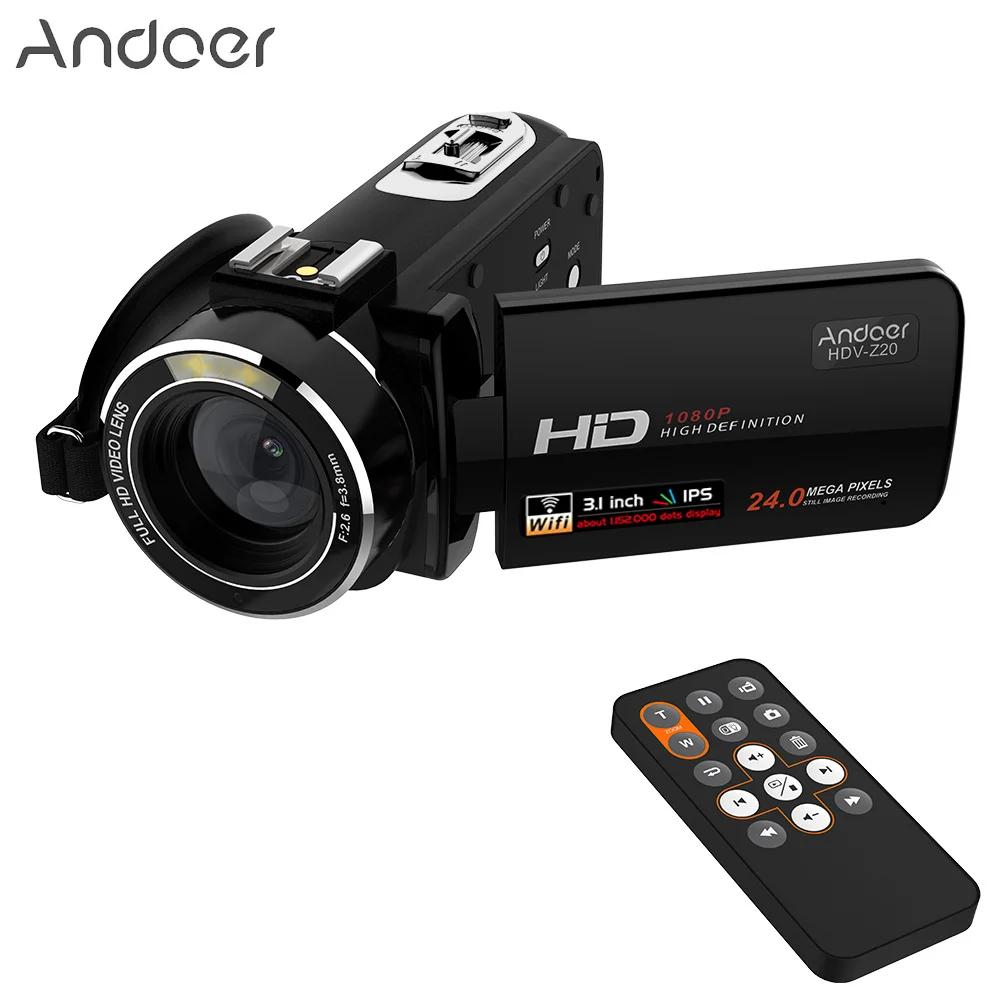 Andoer HDV-Z20 Ȩ  ޴ 1080P Ǯ HD   ī޶ ķڴ 3.0 ȸ LCD ġ ũ  ī޶
